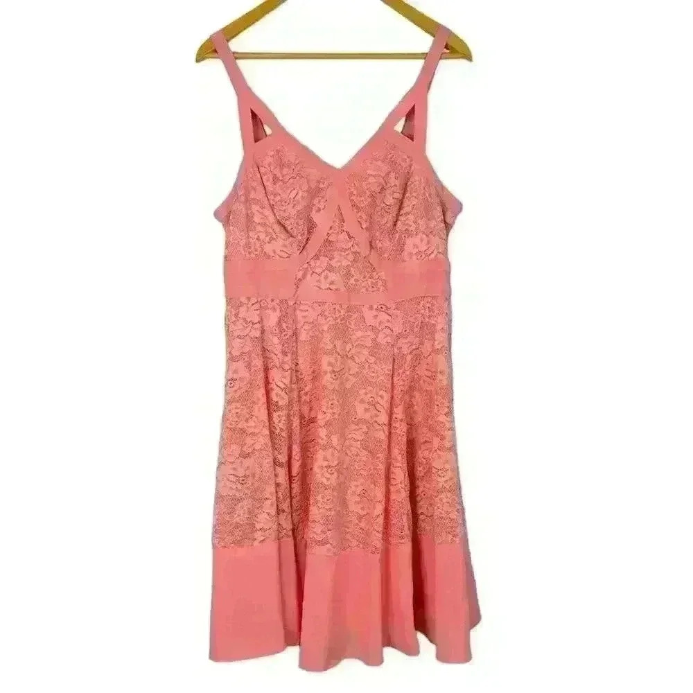 Torrid Insider Collection Strappy Lace Skater Dress - Picture 14 of 14